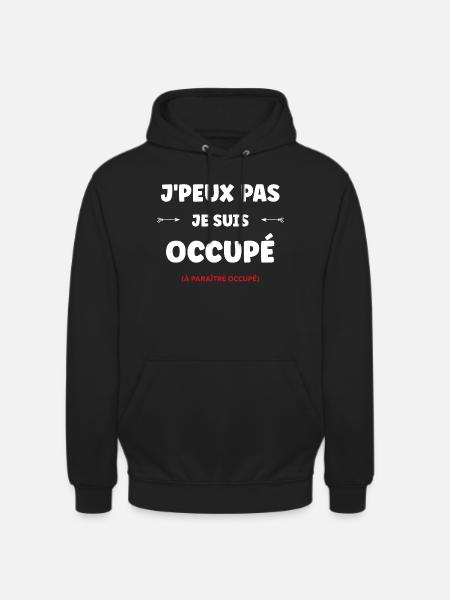 I can't, I'm busy - Unisex Hoodie - black