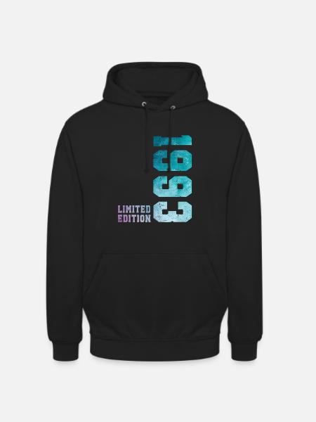 1993 Limited Edition 33 Years Anniversary - Unisex Hoodie - black