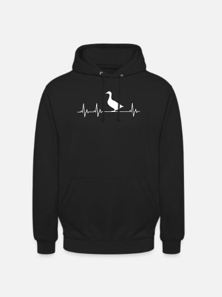 Duck - Ducks - Duck Breeder - Love - Unisex Hoodie - black