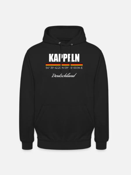 Kappeln - Unisex Hoodie - Schwarz