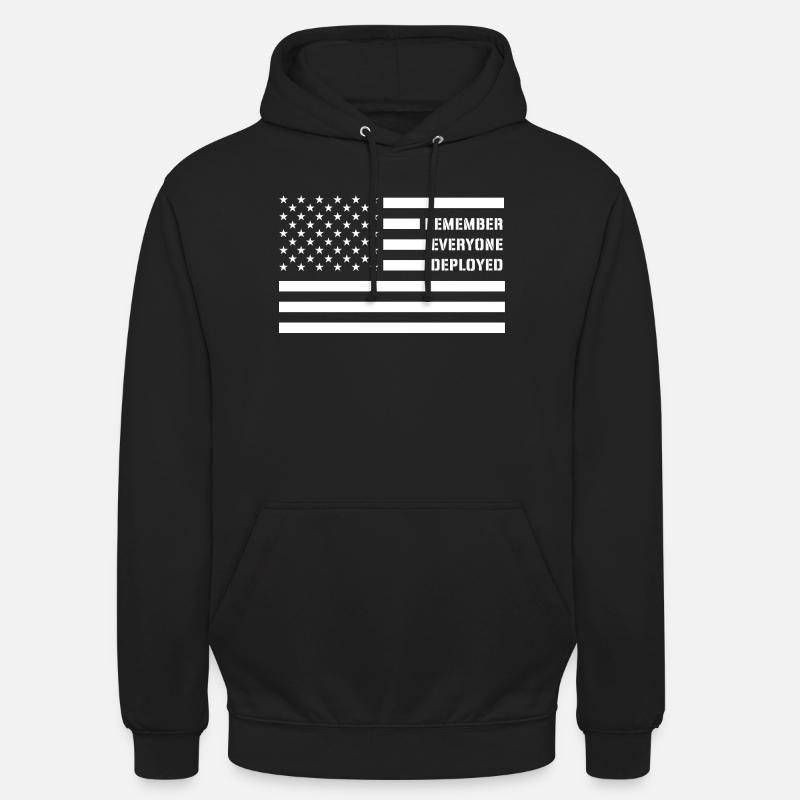 Remember Everyone Deployed RED Friday Troops Unisex Hoodie