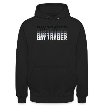 Day Trader Stock Market Stock Market Trader - Unisex Hoodie - black - Front - Alina (178cm) & Michal (187cm)