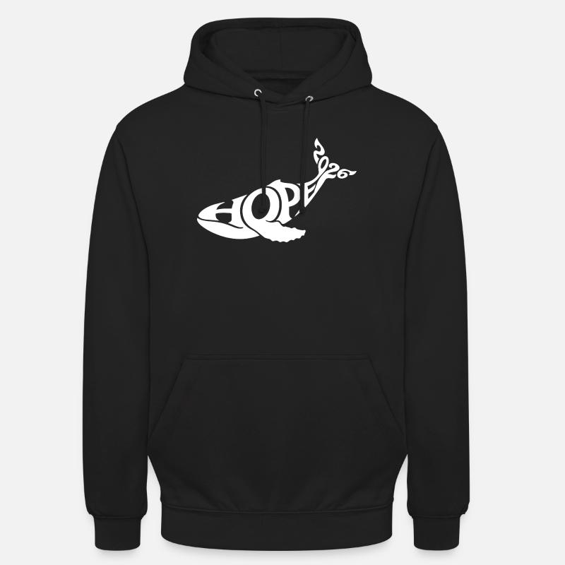 HOPE der Wal - Unisex Hoodie - Schwarz