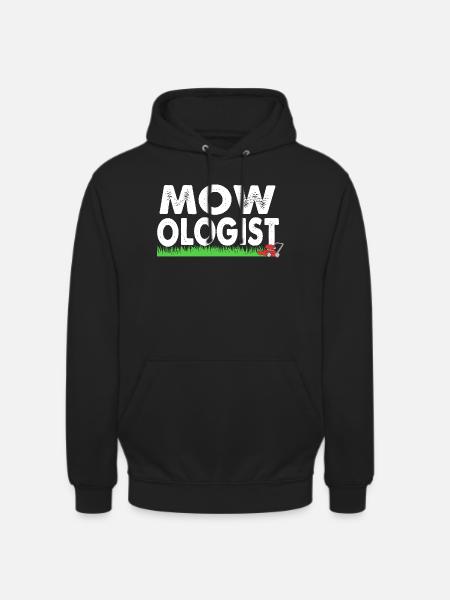 Lawn (meadow) Lawn mower - Unisex Hoodie - black