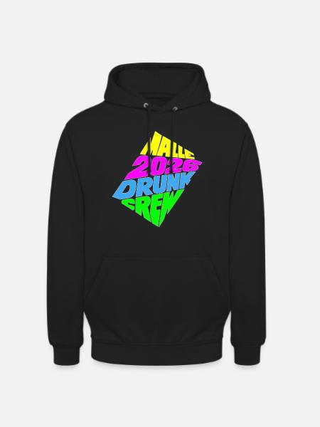 Malle 2026 Drunk Crew - Unisex Hoodie - black