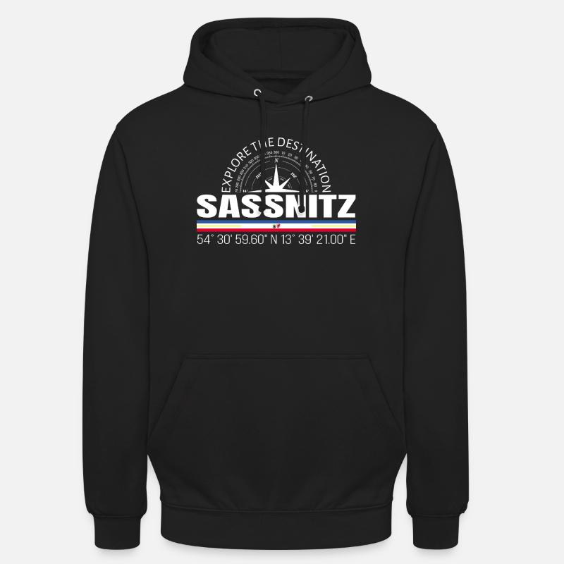 Sassnitz - Unisex Hoodie - Schwarz