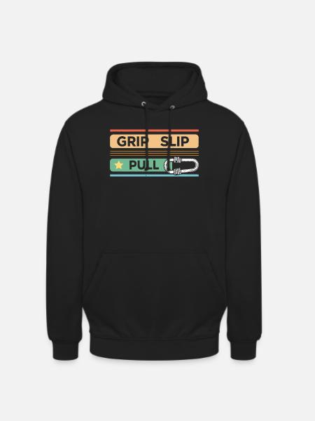 Grip Slip Pullover - Unisex Hoodie - Schwarz