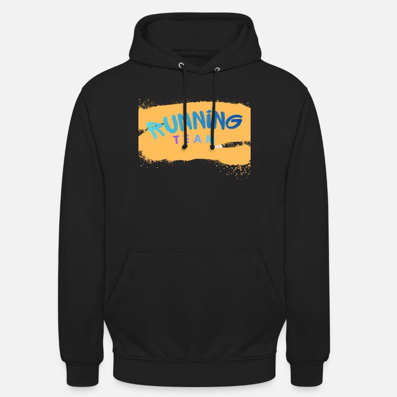 Équipe de course - Sweat-shirt à capuche unisexe - noir