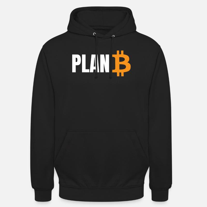 Plan Bitcoin - Unisex Hoodie - Schwarz