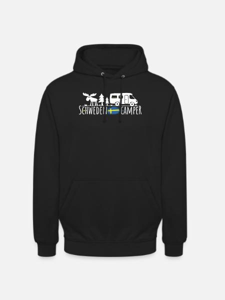 Schweden Camper Silhouette - Unisex Hoodie - Schwarz