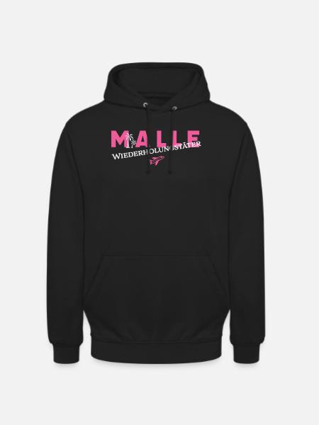 Malle Wiederholungstäter - Unisex Hoodie - Schwarz