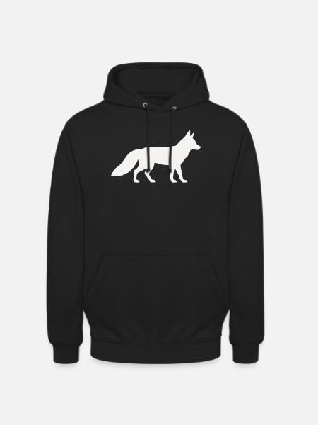Wolf - Unisex Hoodie - Schwarz