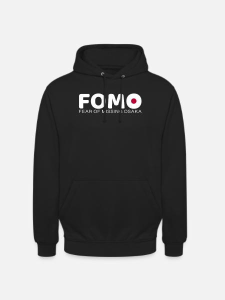 FOMO Osaka - Unisex Hoodie - Schwarz