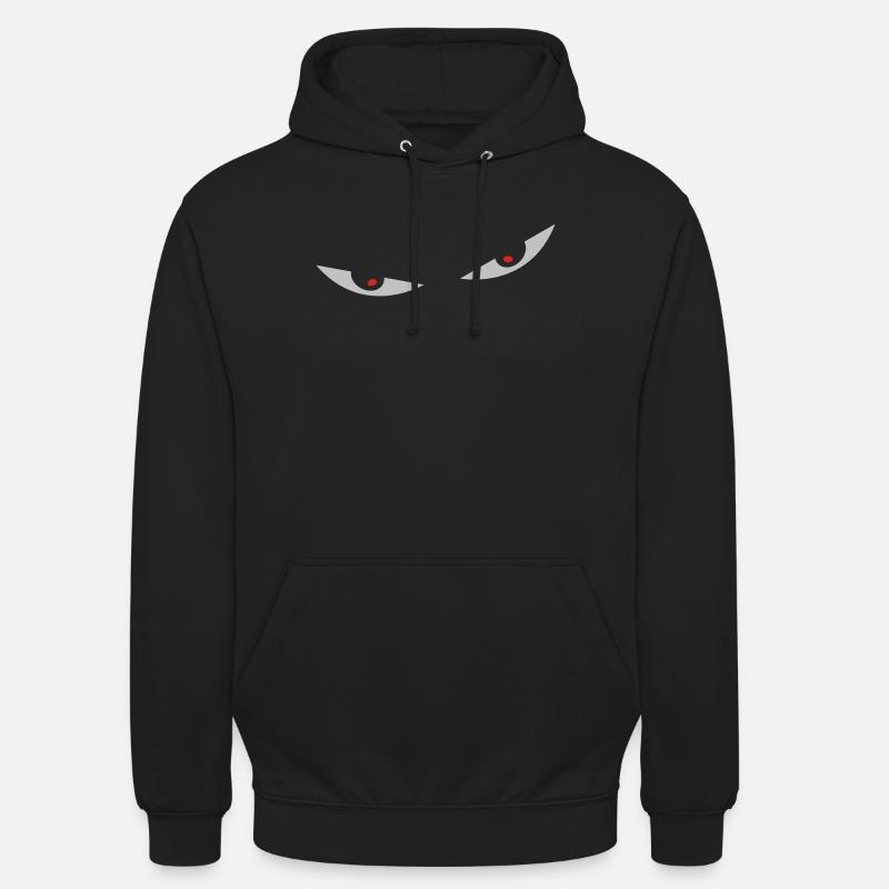 comic eyes augen - Unisex Hoodie - Schwarz
