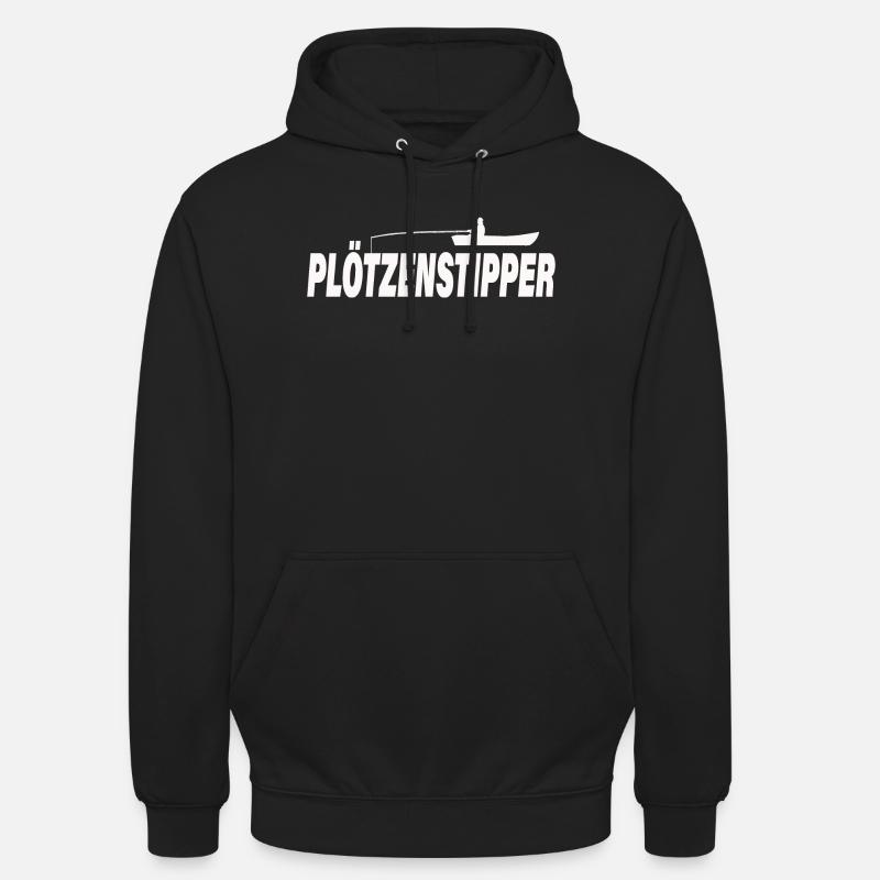PLÖTZENSTIPPER - Sweat-shirt à capuche unisexe - noir