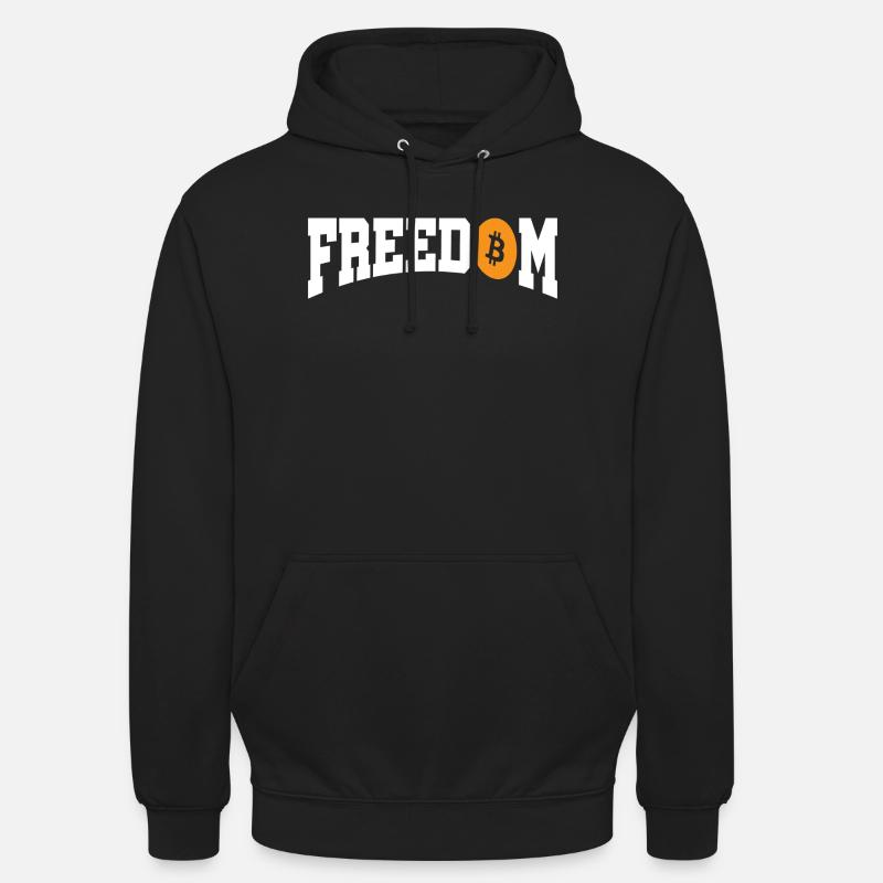 Liberté Bitcoin - Sweat-shirt à capuche unisexe - noir