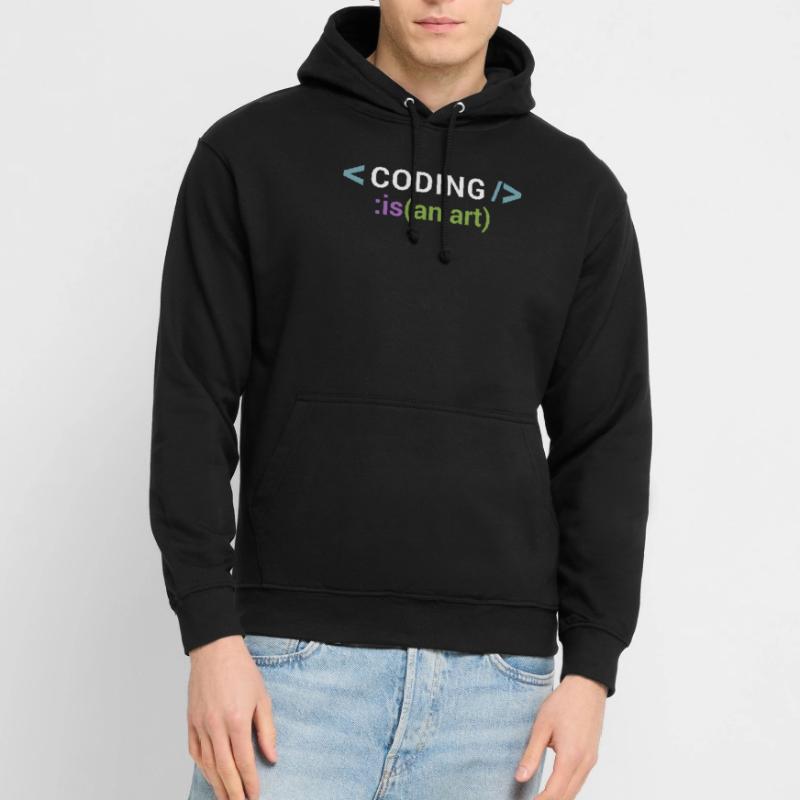 Coder est un art Sweat-shirt à capuche unisexe