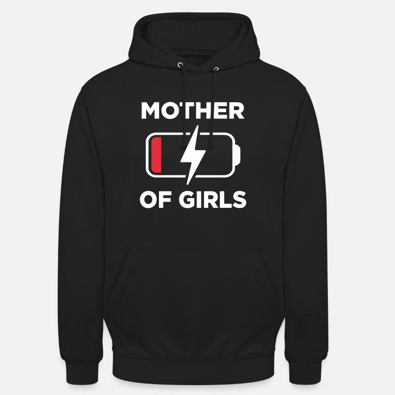 Mutter der Mädchen - Unisex Hoodie - Schwarz