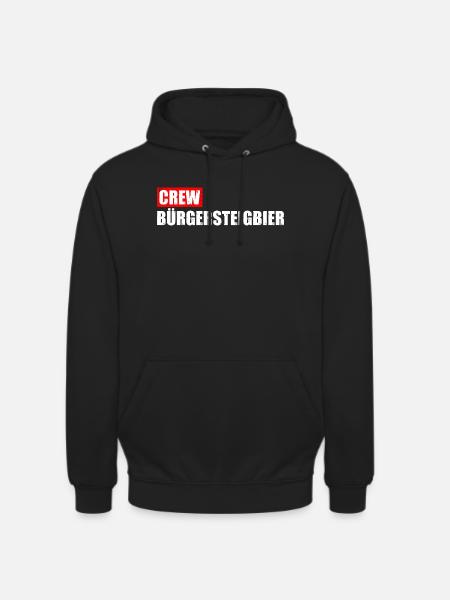Crew Bürgersteigbier Ortskontrollfahrt OKF - Unisex Hoodie - Schwarz