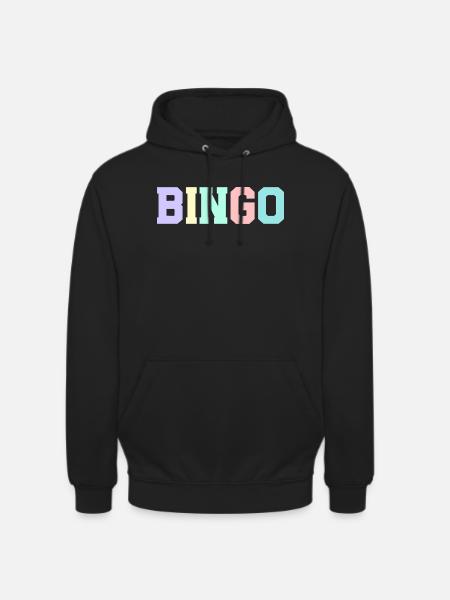 Bingo – Retro Bingo Design - Unisex Hoodie - Schwarz