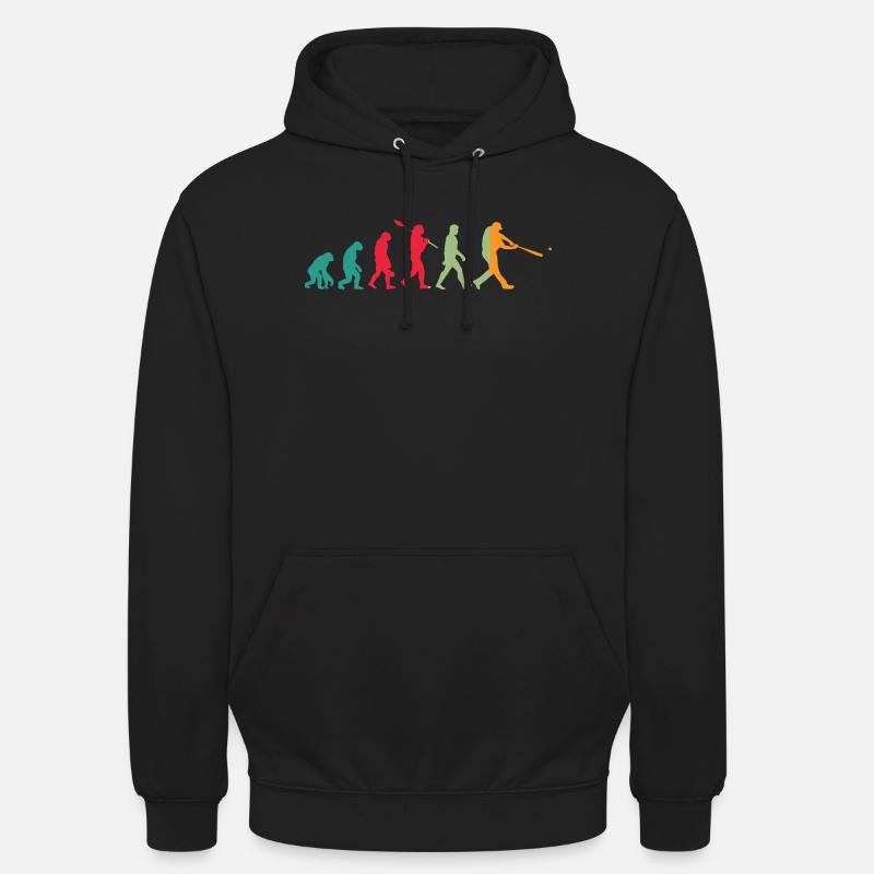 Évolution du basket-ball - Sweat-shirt à capuche unisexe - noir