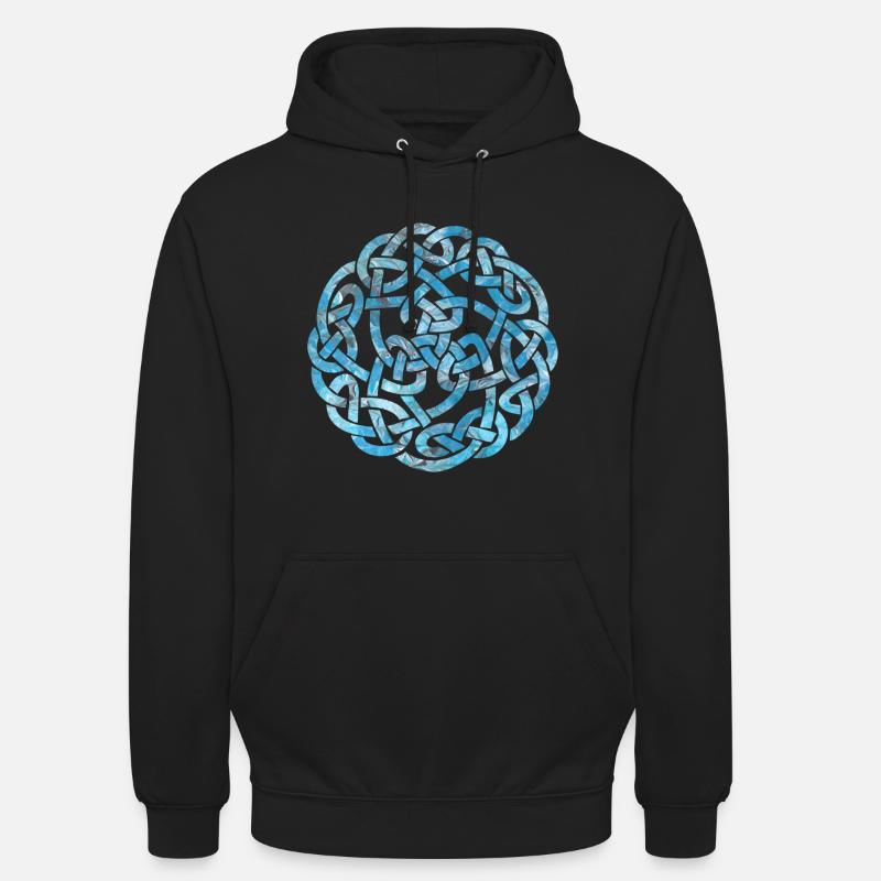 celtic knot 5 e 78 - Unisex Hoodie - black
