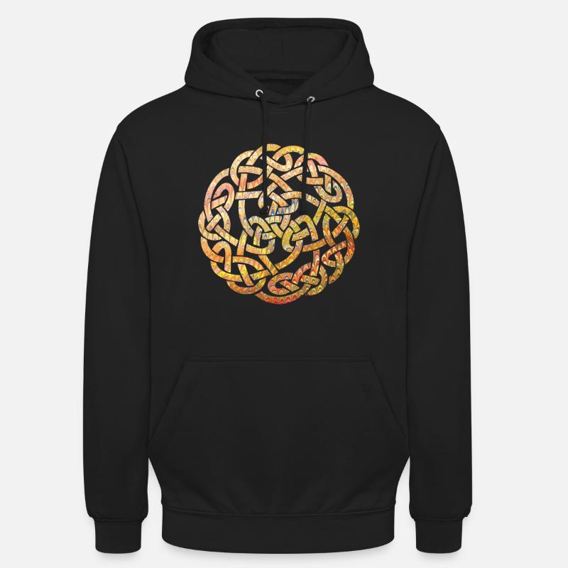 Celtic knot 5 e 37 - Unisex Hoodie - black