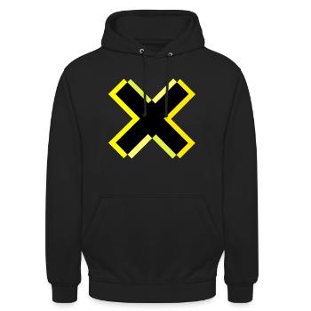 Next Gen - Unisex Hoodie - black - Front - Alina (178cm) & Michal (187cm)