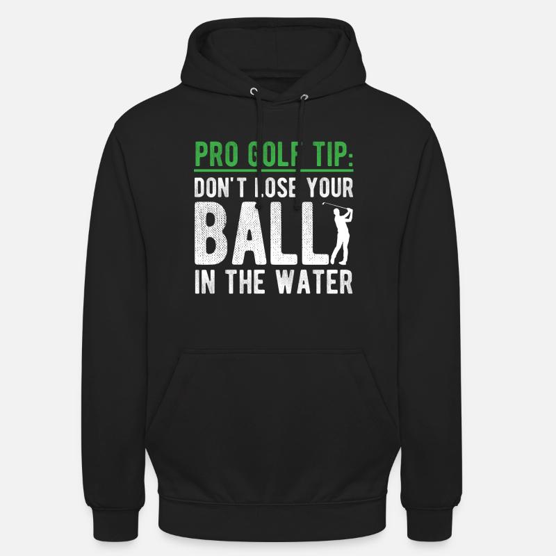 Golfplatz zum Golfen Golf - Unisex Hoodie - Schwarz