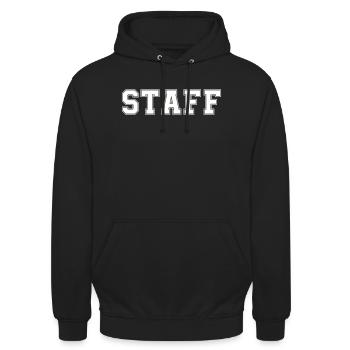Personnel - Sweat-shirt à capuche unisexe - noir - Devant - Alina (178cm) & Michal (187cm)