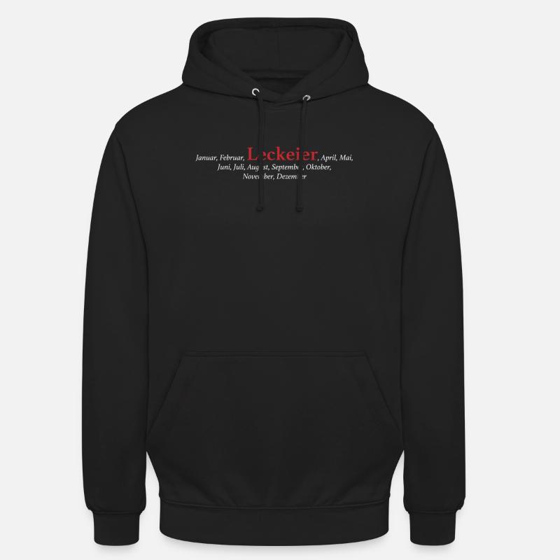 Leck Eier - Unisex Hoodie - Schwarz