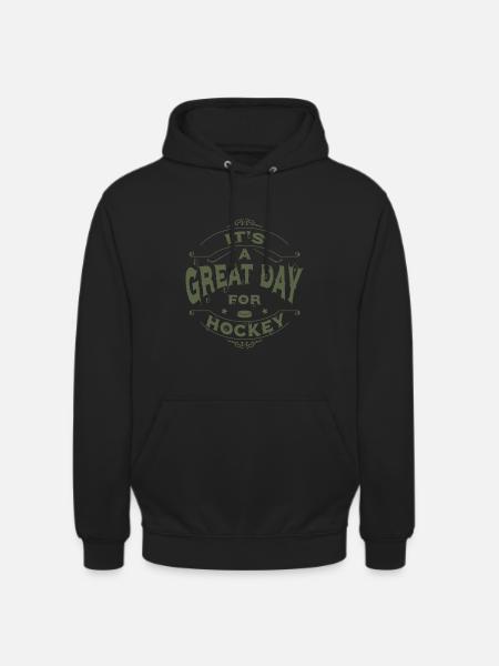 Eishockey - Unisex Hoodie - Schwarz