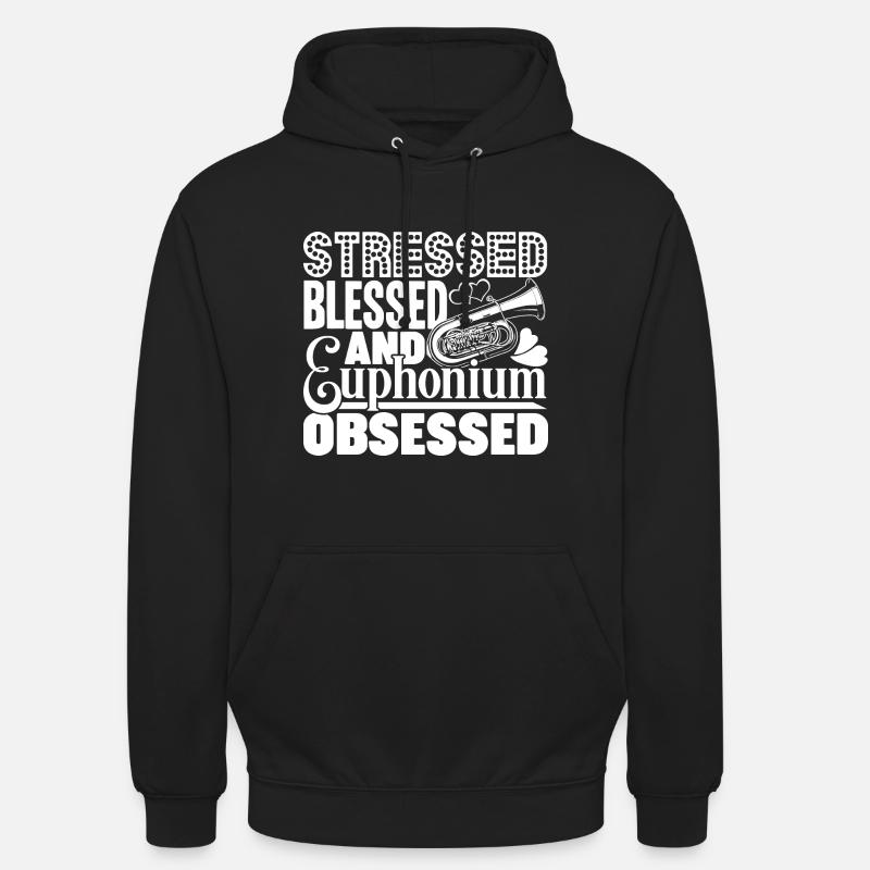Bienheureux et obsédé par Euphonium - Sweat-shirt à capuche unisexe - noir