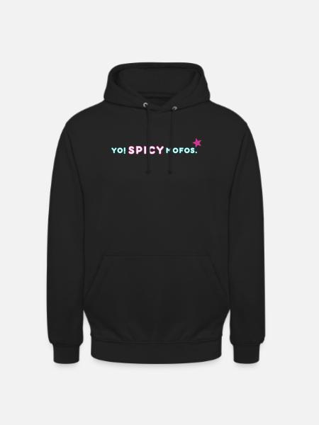 Yo! Spicy. | Retro Y2K Style - Unisex Hoodie - black