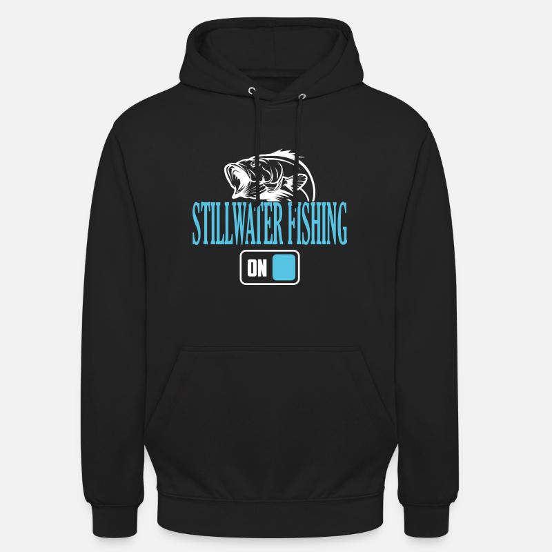 Fisherman Stillwater Angelmodus Ein - Unisex Hoodie - Schwarz