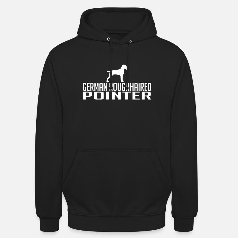 GERMAN ROUGHHAIRED POINTER Hunderasse Wilsigns - Unisex Hoodie - Schwarz