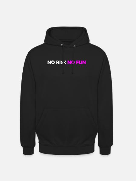 No Risk - Unisex Hoodie - black
