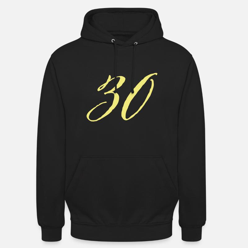 30e anniversaire 30 ans - Sweat-shirt à capuche unisexe - noir