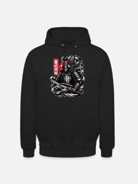Traditional Japanese Samurai Warrior - Unisex Hoodie - Schwarz