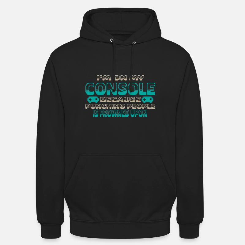 C’est mal vu - Sweat-shirt à capuche unisexe - noir