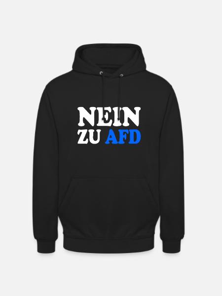 No to afd - Unisex Hoodie - black