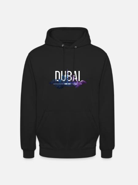 DUBAI SKYLINE KHALIFA - Unisex Hoodie - black