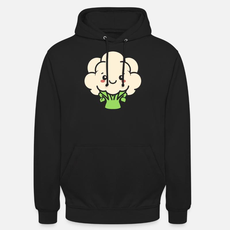 Chou-fleur - Sweat-shirt à capuche unisexe - noir
