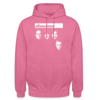 The Big Bang Theory Schlaue Köpfe Team - Unisex Hoodie - Pink - Vorne - Alina (178cm) & Michal (187cm)