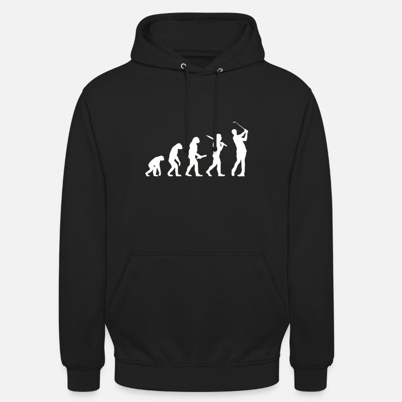 Evolution Golf - Sweat-shirt à capuche unisexe - noir