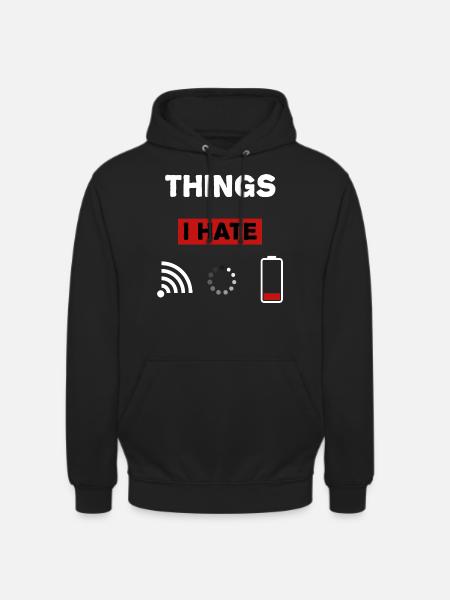 Gaming WLAN Gamer Geschenkidee - Unisex Hoodie - Schwarz
