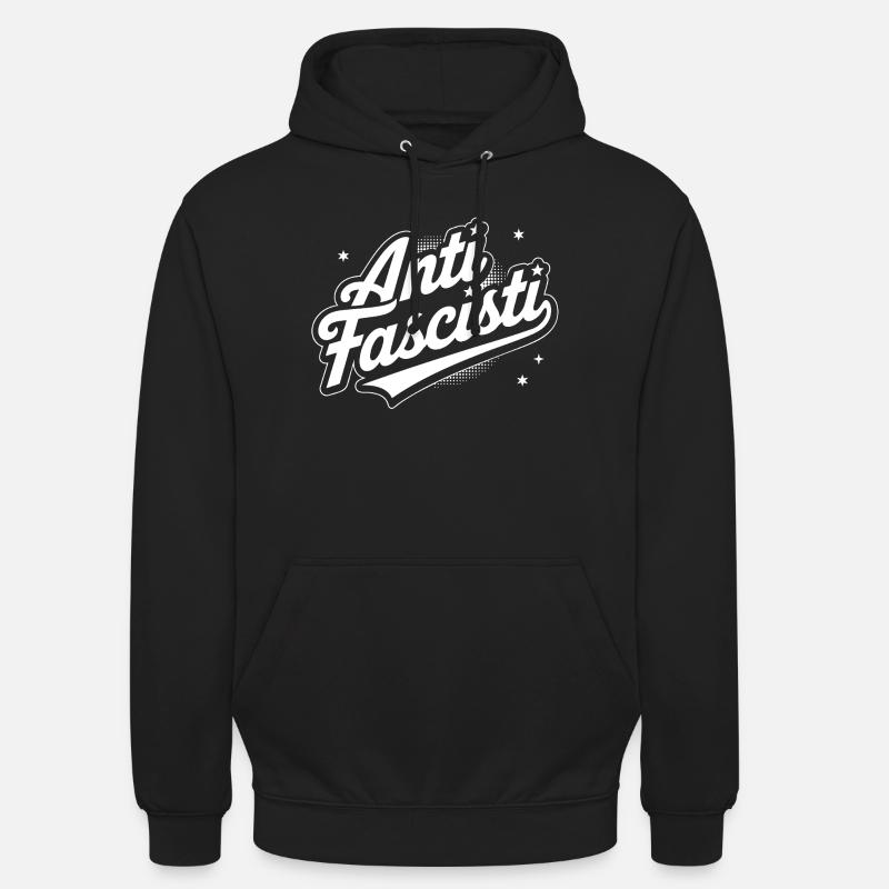 SIAMO TUTTI ANTIFASCISTI! 🏴 - Felpa con cappuccio unisex - nero