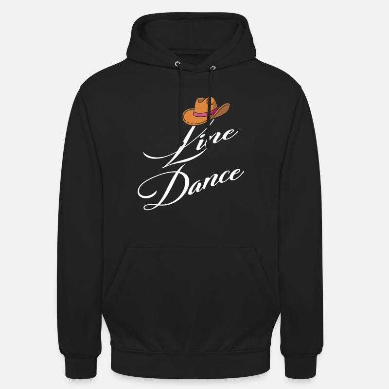 Line Dance Elegance - Unisex Hoodie - black