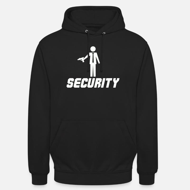 Security with a weapon - Unisex Hoodie - black