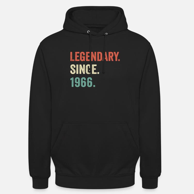 legendary since 1966 - Sweat-shirt à capuche unisexe - noir